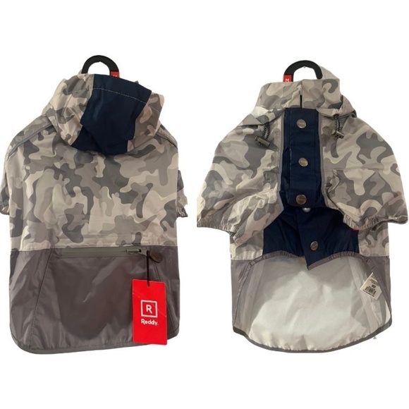 Reddy Grey/Navy Camp Windbreaker Jacket - Picture 1 of 1